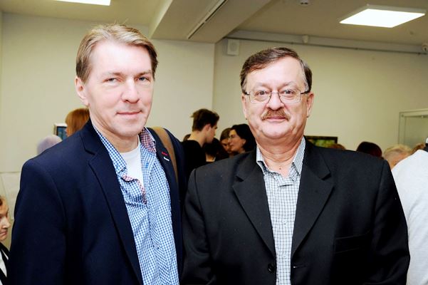 Писатель Д. Коржов и журналист Олег Сюсюра